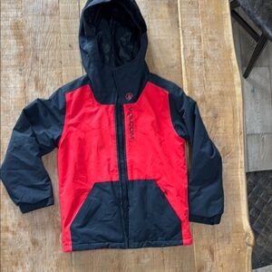 Volcom Kids' Red and Black snow ski Jacket